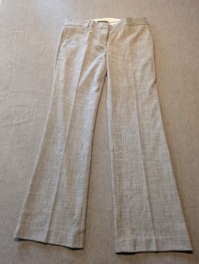 ANN TAYLOR Gray HIGH WAIST DRESS PANTS 6P 6 PETITE